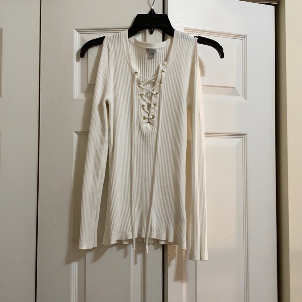 White Guess Sweater